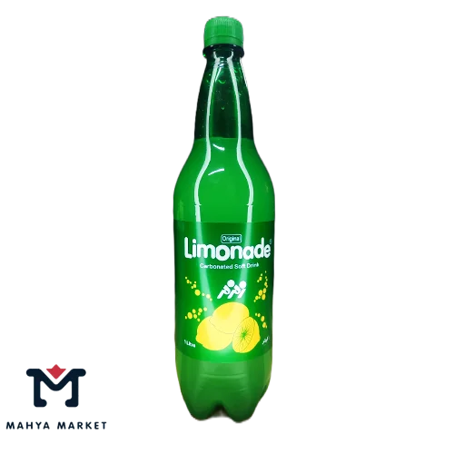 نوشابه لیموناد گازدار زمزم حجم 1 لیتری