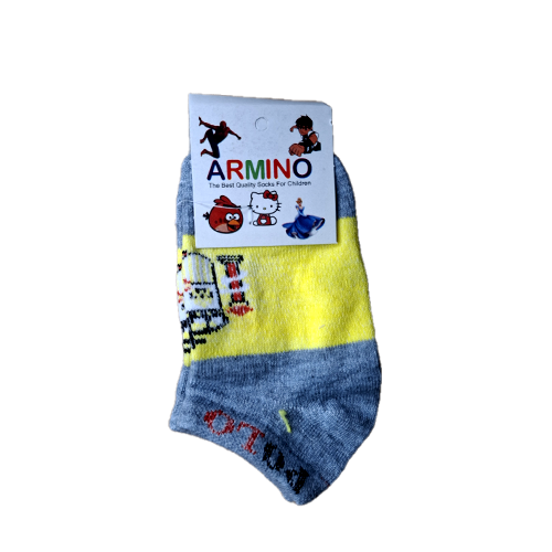 جوراب ساق کوتاه بچگانه مدل کارتونی