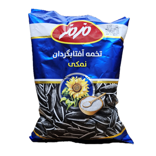 تخمه آفتابگردان نمکی مزمز وزن 105 گرمی