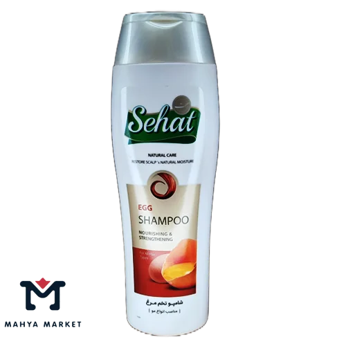 شامپو پروتئینه موی سر صحت مدل ( Egg ) حاوی پروتئین تخم مرغ وزن 300 گرمی