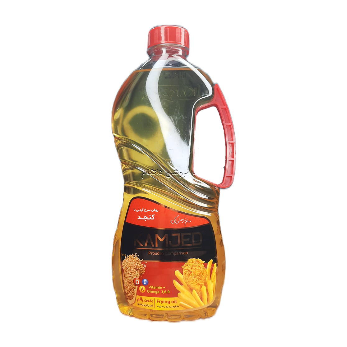 روغن مایع کنجد کامجد مخصوص سرخ کردن حجم 1350 میلی لیتری