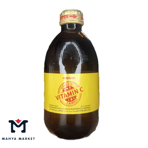 نوشابه انرژی زا ویتامین سی هرمود حجم 240 میلی لیتری