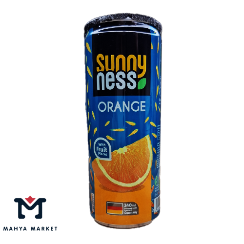 نوشیدنی پرتقال بدون گاز سانی نس حجم 240 میلی لیتری