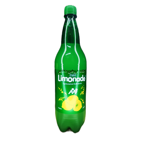 نوشابه لیموناد گازدار زمزم حجم 1 لیتری