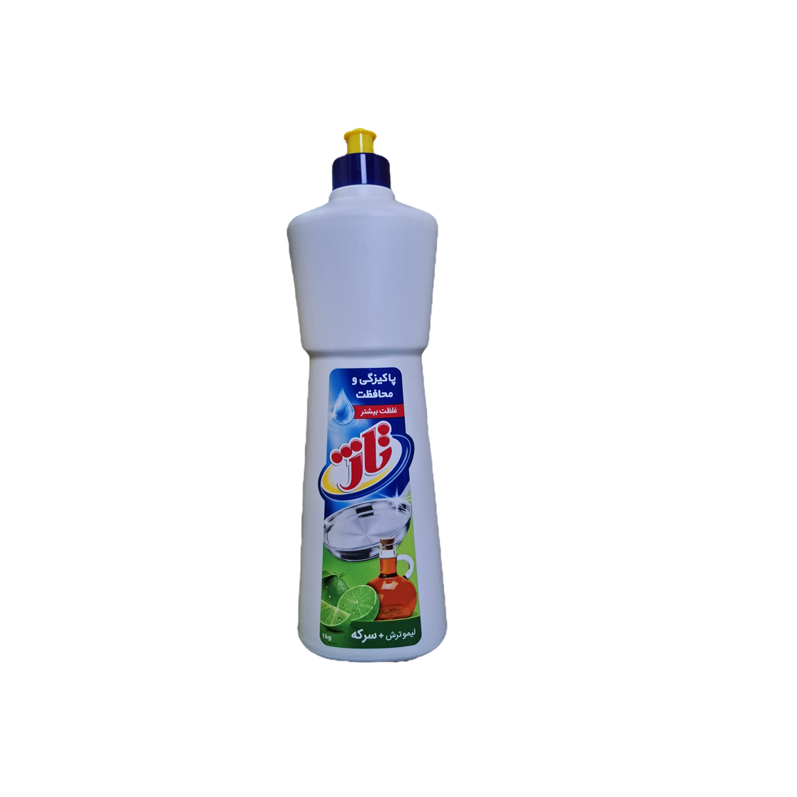 مایع ظرفشویی تاژ حاوی لیمو ترش و سرکه 1 لیتری