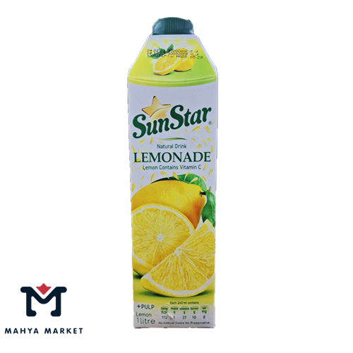 نوشیدنی لیموناد سان استار حجم 1 لیتری