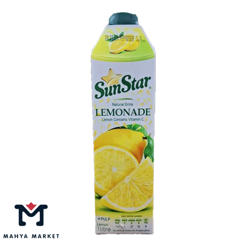 نوشیدنی لیموناد سان استار حجم 1 لیتری