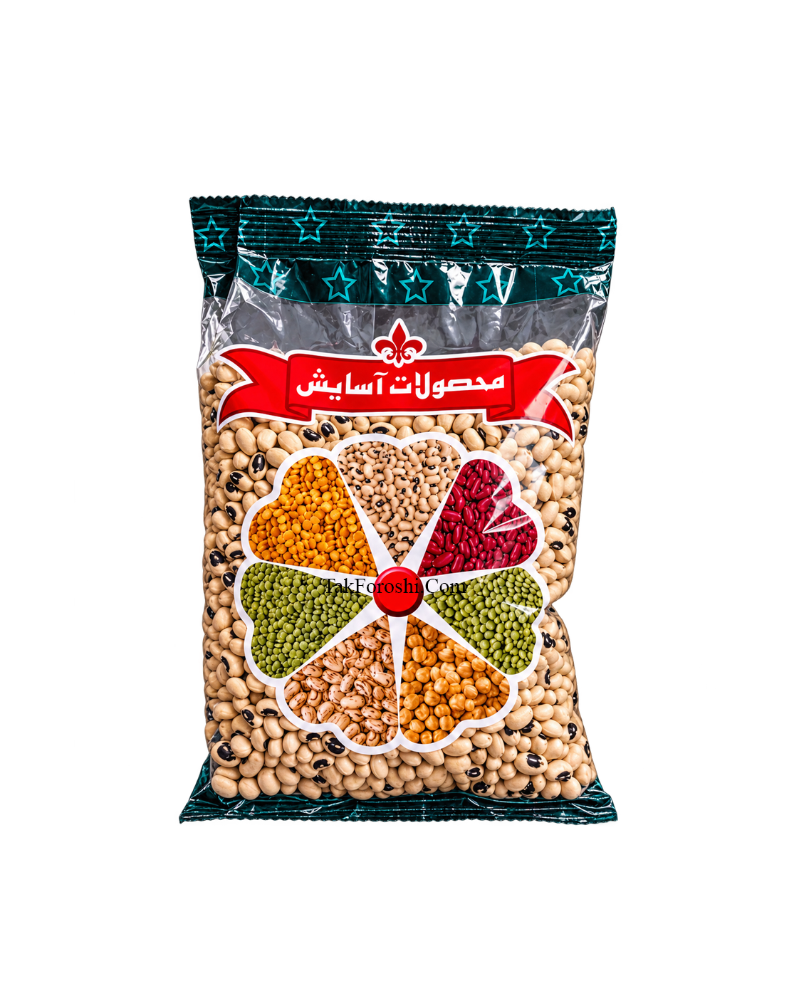 لوبیا چشم بلبلی آسایش 700 گرمی